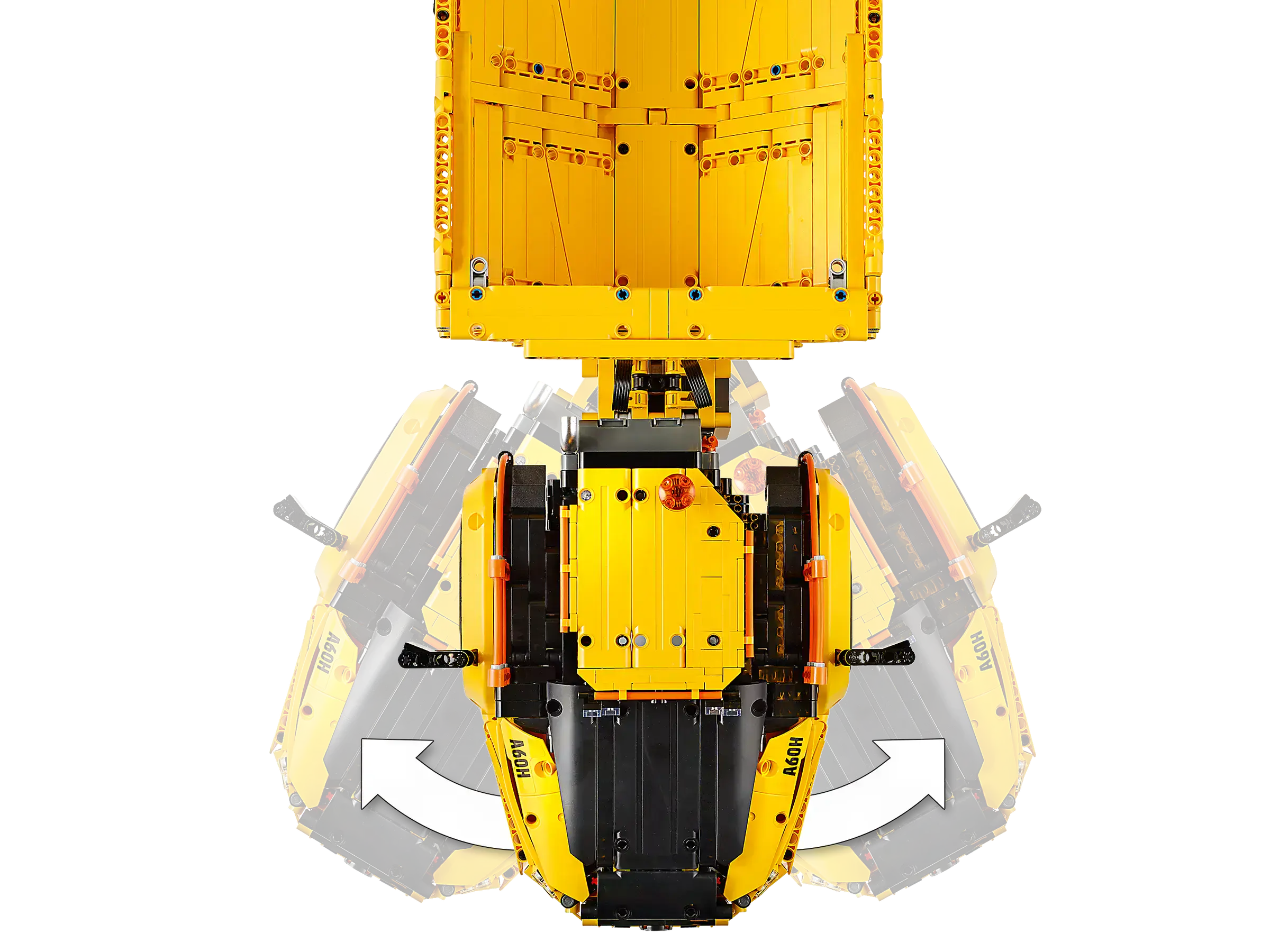 Блочный конструктор LEGO Technic Cамосвал 6x6 Volvo (42114) на дистанционном управлении
